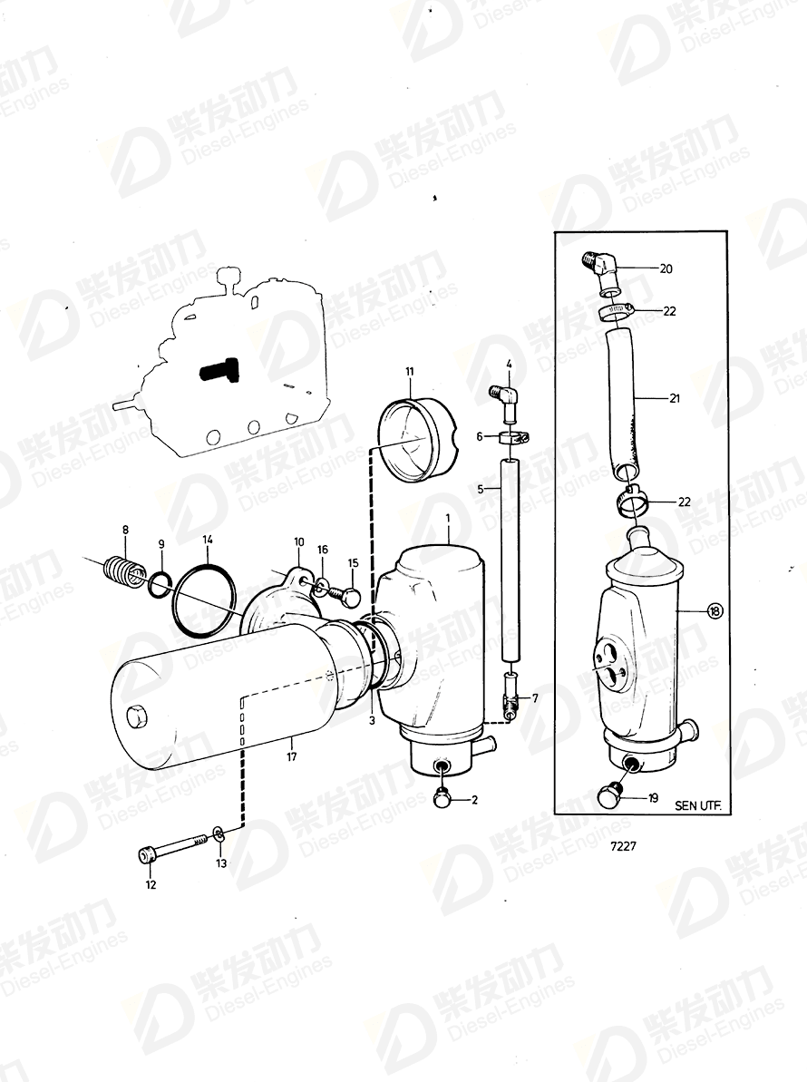 VOLVO Nipple 785816 Drawing